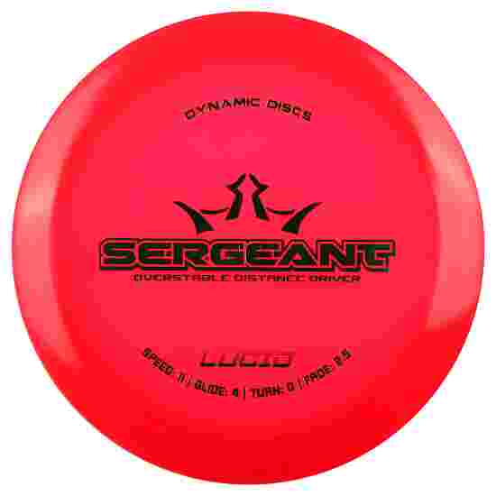 Dynamic Discs Seargeant, Lucid, Distance Driver, 11/4/0/2.5 171 g, Red