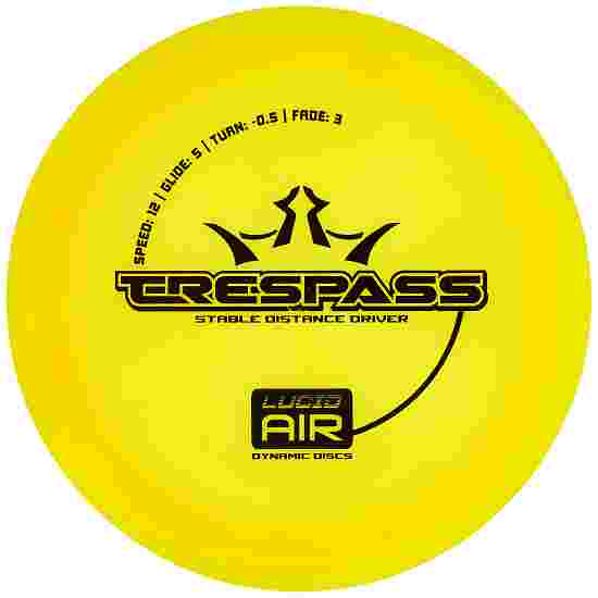 Dynamic Discs Trespass, Lucid Air, Distance Driver, 12/5/-0,5/3 160-165 g, Yellow-Silver 160 g