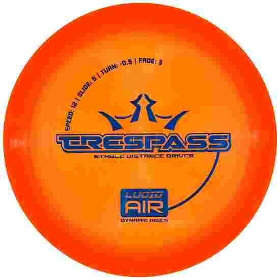 Dynamic Discs Trespass, Lucid Air, Distance Driver, 12/5/-0,5/3 160-165 g, Orange-Metallic Blue 160 g