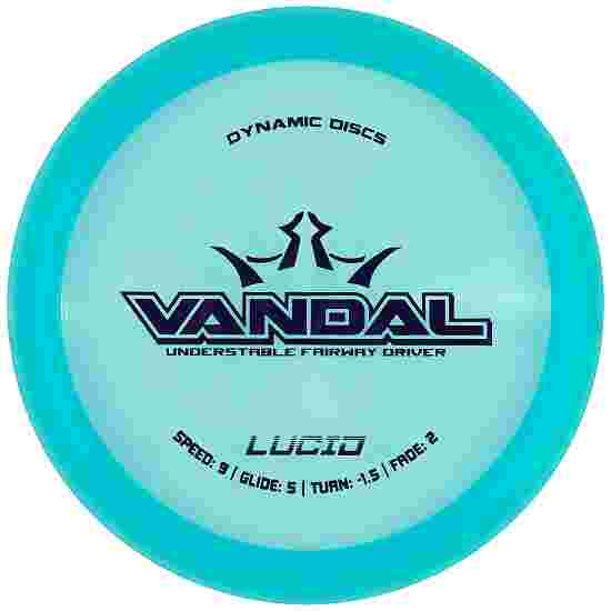 Dynamic Discs Vandal, Lucid, Fairway Driver, 9/5/-1,5/2 Turquoise-Silver 171 g