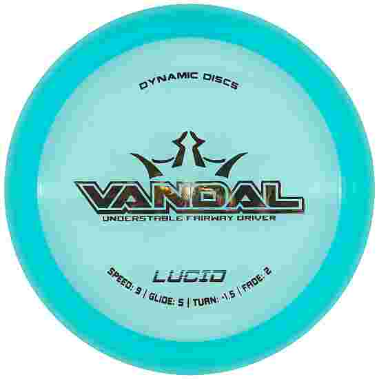 Dynamic Discs Vandal, Lucid, Fairway Driver, 9/5/-1,5/2 170-175 g, Turquoise-Silver 172 g