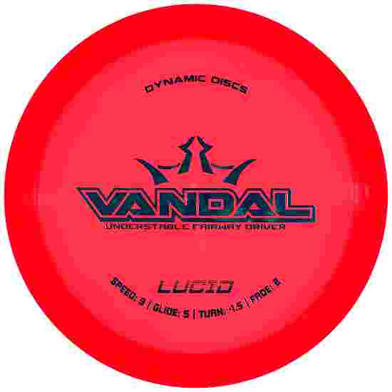 Dynamic Discs Vandal, Lucid, Fairway Driver, 9/5/-1,5/2 170-175 g, Red-Metallic Green, 174 g