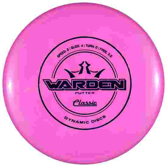 Dynamic Discs Warden, Classic, Putter, 2/4/0/0,5 170-175 g, Pink-Metallic Blue 173 g