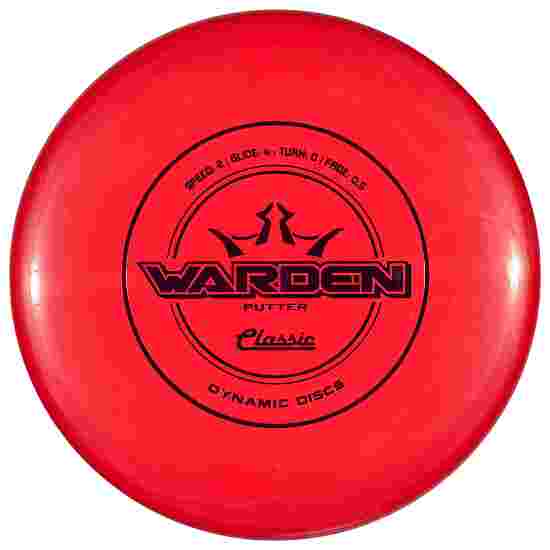 Dynamic Discs Warden, Classic, Putter, 2/4/0/0,5 170-175 g, Red-Metallic Pink 173 g