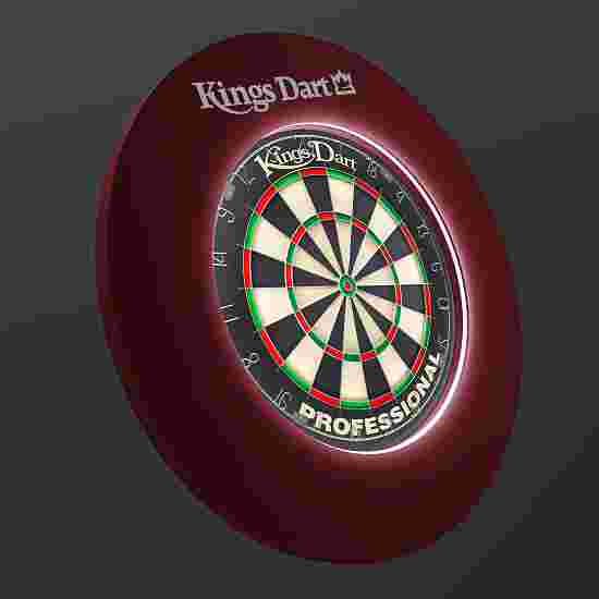 Kings Dart Dart-Set &quot;Vision LED&quot; mit Dartscheibe Professional Professional, Rot
