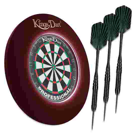 Kings Dart Dart-Set &quot;Vision LED Pro&quot; Professional (Zahlenring Metall), Rot