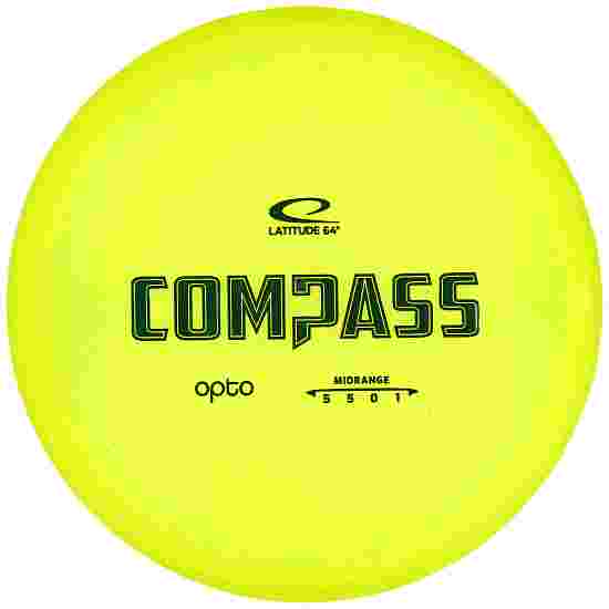 Latitude 64° Compass, Opto, Midrange Driver, 5/5/0/1 Yellow-Metallic Turquoise 177 g