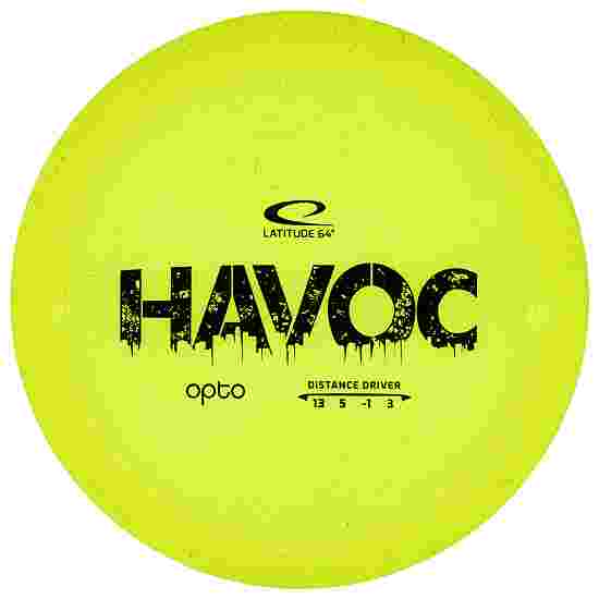 Latitude 64° Havoc, Opto, Distance Driver, 13/5/-1/3 Glitter Yellow-Black 168 g