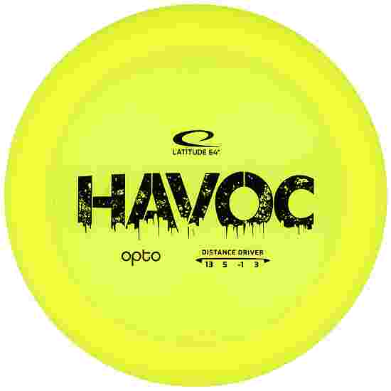Latitude 64° Havoc, Opto, Distance Driver, 13/5/-1/3 Yellow-Black 169 g