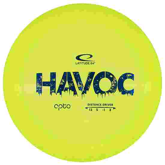 Latitude 64° Havoc, Opto, Distance Driver, 13/5/-1/3 Glitter Yellow-Metallic Blue 171 g