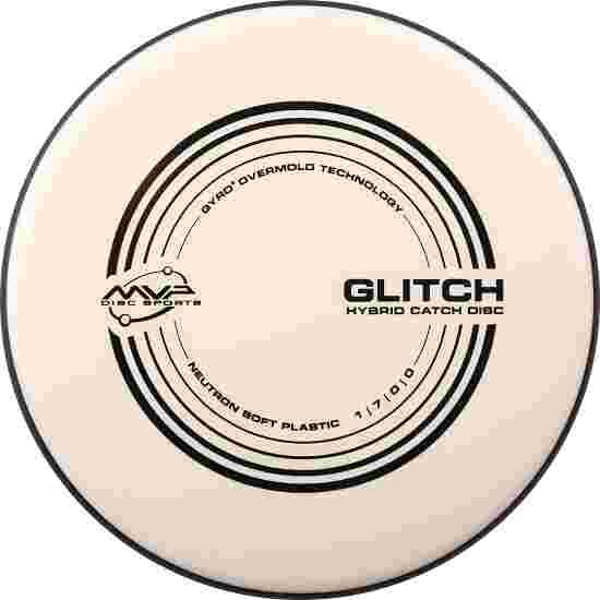 MVP Disc Sports Glitch, Neutron Soft, Hybrid Catch Disc, 1/7/0/0 144 g, White