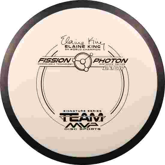 MVP Disc Sports Photon, Fission, Elaine King, Distance Driver, 11/5/-1.5/2.5 172 g, White