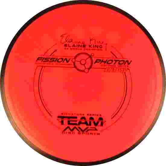 MVP Disc Sports Photon, Fission, Elaine King, Distance Driver, 11/5/-1.5/2.5 151 g, Red
