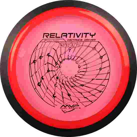 MVP Disc Sports Relativity, Proton, Distance Driver, 14.5/5.5/-3/1.5 174 g, Transparent Red