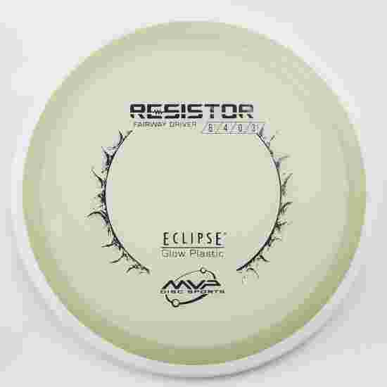 MVP Disc Sports Resistor, Eclipse Glow, Fairway Driver, 6.5/4/0/3.5 167 g, White