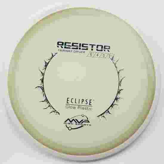 MVP Disc Sports Resistor, Eclipse Glow, Fairway Driver, 6.5/4/0/3.5 174 g, White