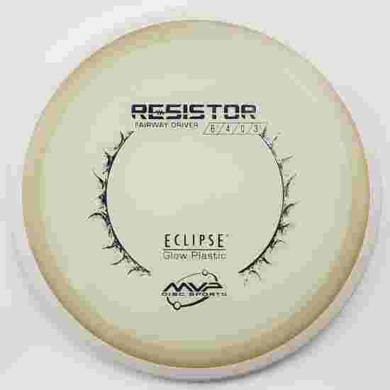 MVP Disc Sports Resistor, Eclipse Glow, Fairway Driver, 6.5/4/0/3.5  175 g, White