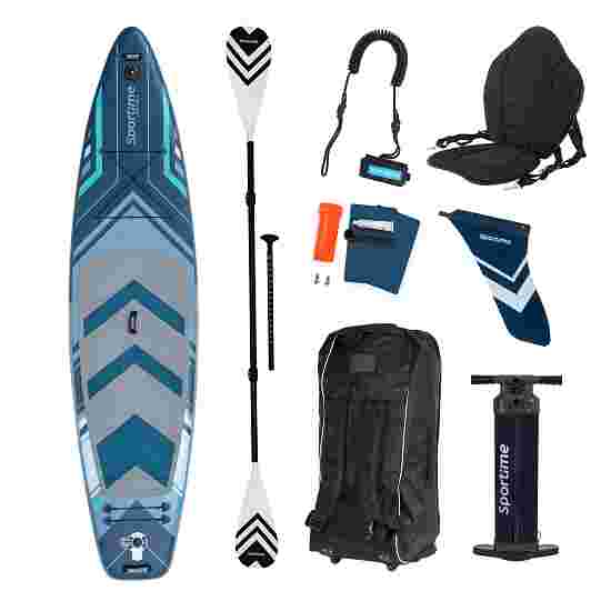 Sportime Stand Up Paddling Board &quot;Seegleiter Pro Kajak-/Hybrid-Set&quot; 11'4 Touring Board