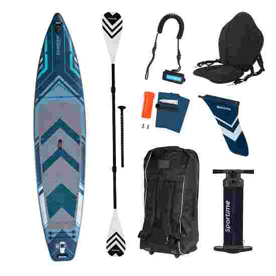 Sportime Stand Up Paddling Board &quot;Seegleiter Pro Kajak-/Hybrid-Set&quot; 12'6 T Touring Board