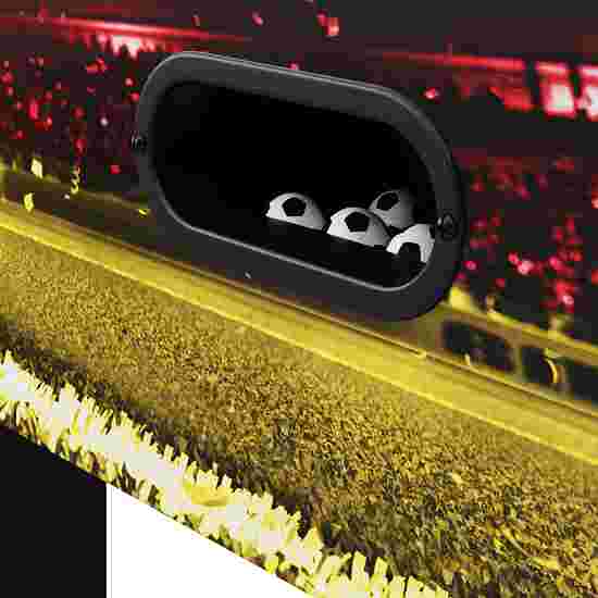 Sportime Tischkicker &quot;Connect &amp; Play&quot; Korpus Deutschland, Figuren Schwarz-Weiß, Special Edition