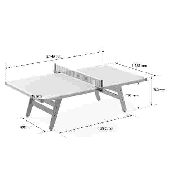 Sportime Tischtennisplatte &quot;Timber&quot; Grau-Braun