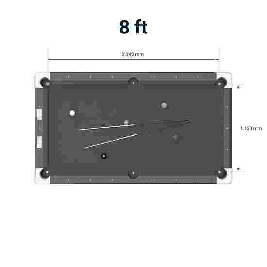 Stradivari Billardtisch &quot;Club Pro&quot; Edition Sommer 2023 Eiche Natur, 8 ft (Spielfeld 224x112 cm)