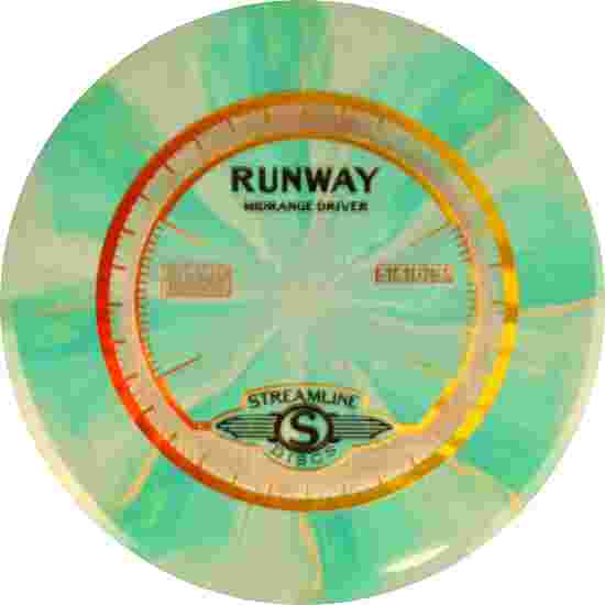 Streamline Discs Runway, Cosmic Neutron, Midrange, 5/4/0/3.5 170-175 g,  175 g, Swirl Green