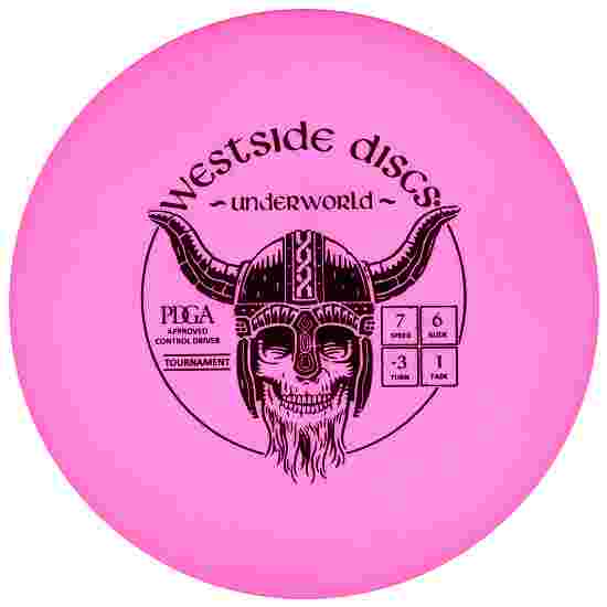 Westside Discs Underworld, Tournament, Fairway Driver, 7/6/-3/1 166-169 g, Pink-Gold 169 g