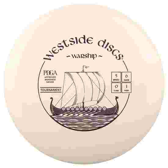 Westside Discs Warship, Tournament, Midrange, 5/6/0/1  175 g, white