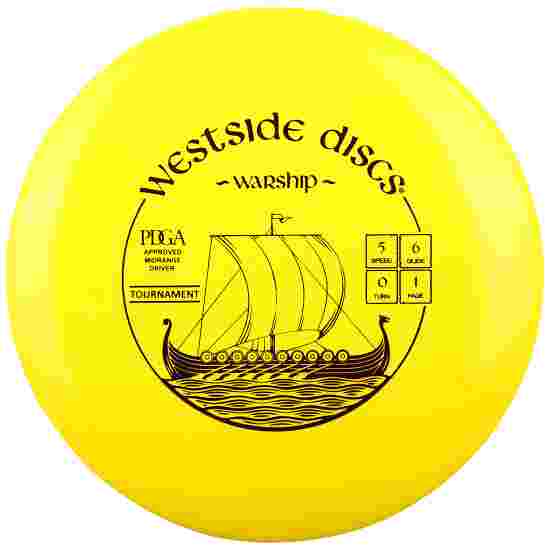 Westside Discs Warship, Tournament, Midrange, 5/6/0/1 177 g, Yellow