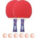 Sport-Thieme Tischtennisschläger-Set "Champion" 6x Orange