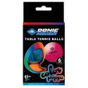 Donic Schildkröt Tischtennisbälle "Colour Popps"