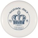 Westside Discs Crown, BT Medium, Putter, 3/4/0/1 White-Metallic Blue 176 g