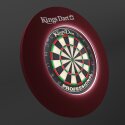 Kings Dart Dart-Set "Vision LED" mit Dartscheibe Professional Professional, Rot