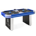 Sportime 6ft LED-Airhockey-Tisch "Ice Storm" Dunkelblau