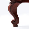 Stradivari Billardtisch "Windsor Classic in Nussbaum" 8 ft (Spielfeld 224x112 cm), Simonis 860 Black