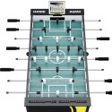 Sportime Tischkicker "Connect & Play" Korpus Schwarz-Gelb, Figuren Schwarz-Weiß, Special Edition