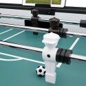 Sportime Tischkicker "Connect & Play" Korpus Schwarz-Gelb, Figuren Schwarz-Weiß, Special Edition