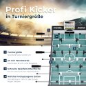 Sportime Tischkicker "Connect & Play" Schwarz-Weiß, Hamilton White