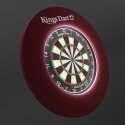 Kings Dart Dart-Set "Vision LED" mit Dartscheibe Professional Professional HD, Rot