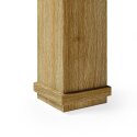 Bison Billard- und Esstisch Dolce Vita Teak-Holz 5 ft = 184x106 cm, Schwarz