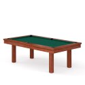 Stradivari Billardtisch "Scala" in Kastanie 8 ft = 249x137 cm, Simonis 860 Yellow-Green