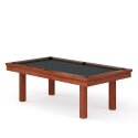 Stradivari Billardtisch "Scala" in Kastanie 8 ft = 249x137 cm, Simonis 860 Slate-Grey