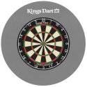 Kings Dart Dart-Set "Profi" Professional HD (Zahlenring Kunststoff), Grau
