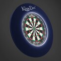 Kings Dart Dart-Set "Vision LED" Winmau Dartboard Blade 6 Blau