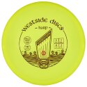 Westside Discs Harp, VIP, Putter, 4/3/0/3 Yellow-Metallic Red 176 g
