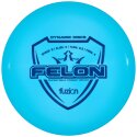Dynamic Discs Felon, Fuzion, Fairway Driver, 9/3/0,5/4 Turquoise Met. Blue 174 g