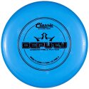 Dynamic Discs Deputy, Classic Blend, Putter, 3/4/-1,5/0 Blue-Metallic Red 173 g