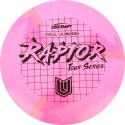 Discraft Raptor, 2022 Paul Ulibarri Tour Series, Distance Driver, 9/4/0/3 Swirl Pink 178 g