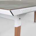 Cornilleau Tischtennisplatte Origin Outdoor "Play-Style" Medium, White Frame, Lightgreystone, ohne Linie
